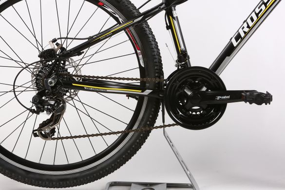 Велосипед CROSSRIDE XC-100 8шв. 26" 19" Чорний/Жовтий (2364)