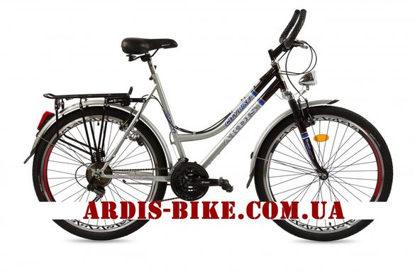 Велосипед ARDIS CITY CTB D 26" 21" Серый/Черный (05021 Д)