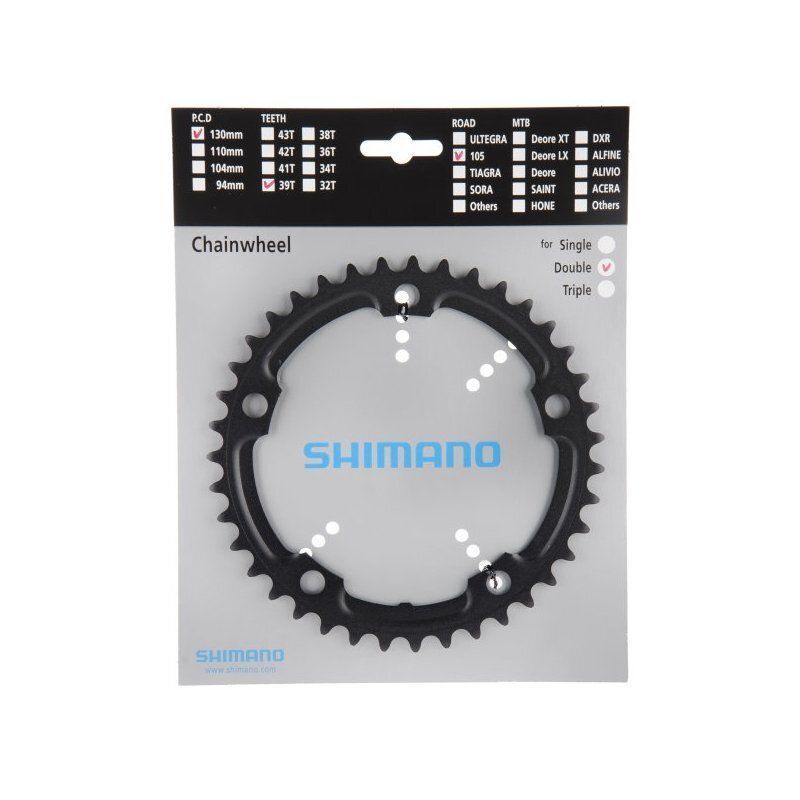 Shida Зірка шатунів FC-5700 Shimano 105, 39зуб (5-лапка) - Веломагазин