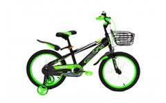 Велосипед CROSSRIDE BRIX 20" (045712), Черный/Зеленый