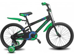 Велосипед CROSSRIDE Fashion Bike 20" Чорний/Зелений (Сp20BMX02)