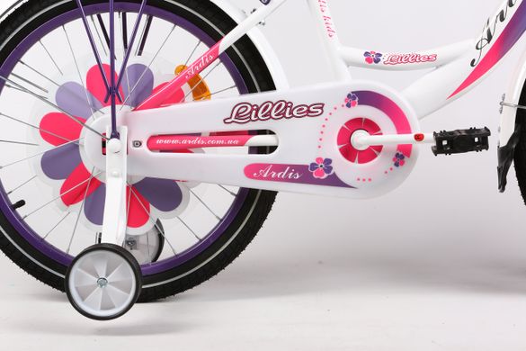 Велосипед ARDIS LILLIES BMX 18" Белый/Фиолетовый (A18BMX02)