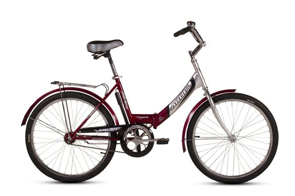 Велосипед ARDIS FOLD СК 24" без освещения 17" Серый/Красный (0812)
