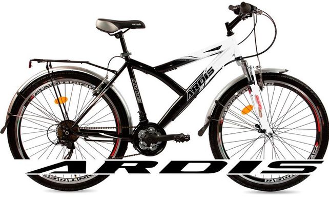 Велосипед ARDIS STRIKER CTB 26" 19" Чорний/Червоний (0611)