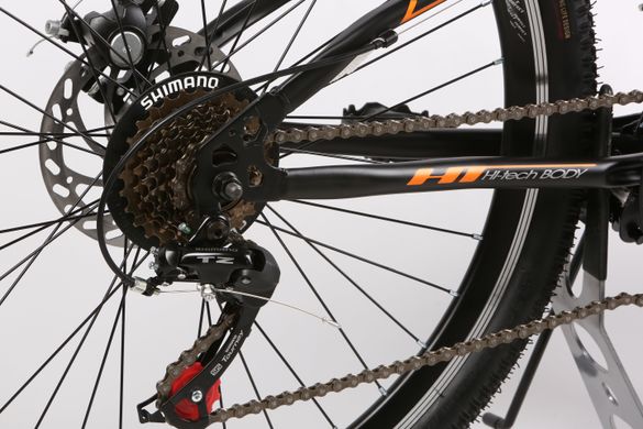 Велосипед CROSSRIDE EXPLORER AMT 26" 17" Черный/Оранжевый (Сp26MTB0412)