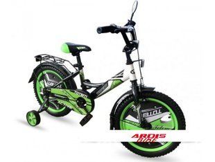 Велосипед Crossride ACTIVE 16" Чорний/Зелений (T16BMX05)