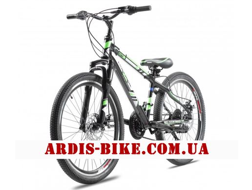 Велосипед CROSSRIDE FLASH MTB 26" 19" Чорний/Зелений (Сp26MTB01)