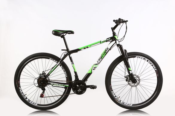 Велосипед CROSSRIDE FLASH 29" 19" Черный/Салатовый (1488), Черный/Зеленый, 19"