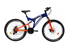 Велосипед CROSSRIDE NITRO 26" 17.5" Черный/Оранжевый, Черный, 17,5"