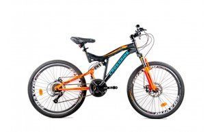Велосипед CROSSRIDE NITRO 24" 17" Синий (0212), Салатовый, 17"