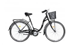 Велосипед Ardis Paola 28" Nexus 3 (0245), Чорний, 17"