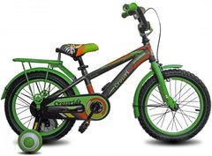 Велосипед CROSSRIDE Sport 16" Серый/Зеленый (Сp16BMX04)