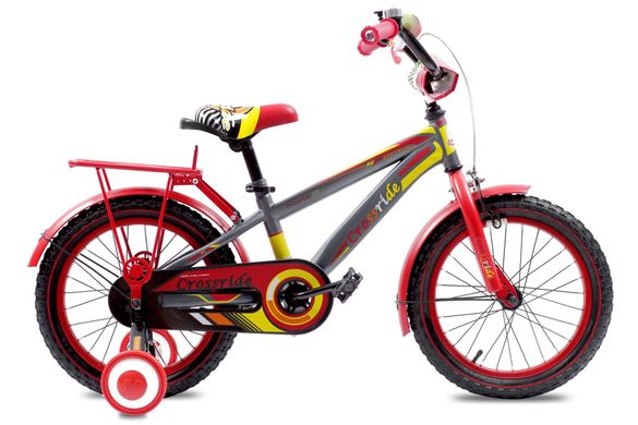 Велосипед CROSSRIDE Sport 16" Сірий/Червоний (Сp16BMX041)